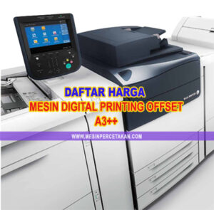 daftar harga mesin digital printing offset A3+